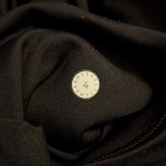 Lululemon Fast and Free Crop 19" Black Nulux Tights Leggings 5 Pockets Women 4 - Picture 7 of 16